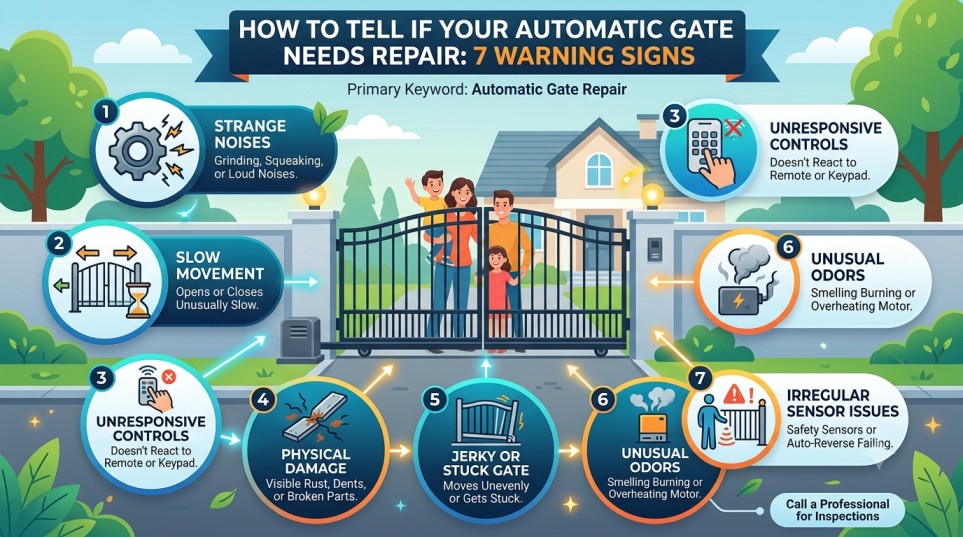 How to Tell If Your Automatic Gate Needs Repair: 7 Signs