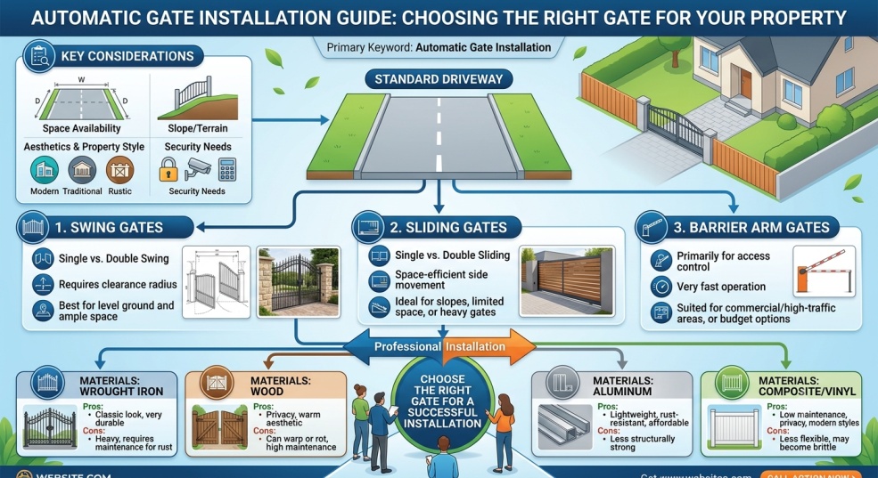 Automatic Gate Installation Guide: Choose the Right System